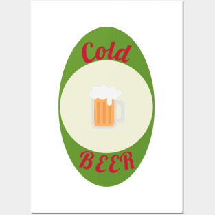 Cold Beer Posters and Art